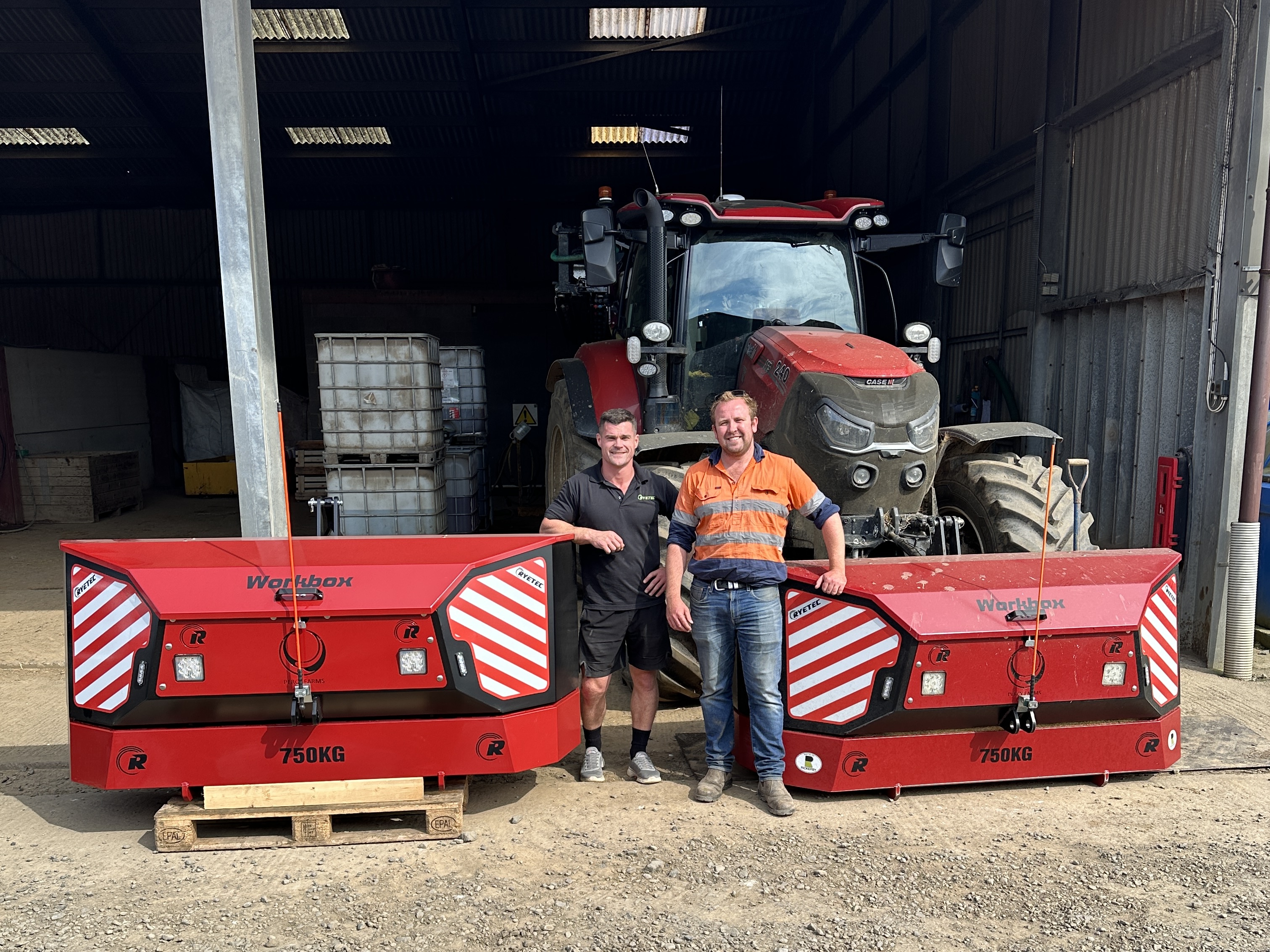 Percy Farms Takes Delivery of Their Second Ryetec Workbox and Belly Weight