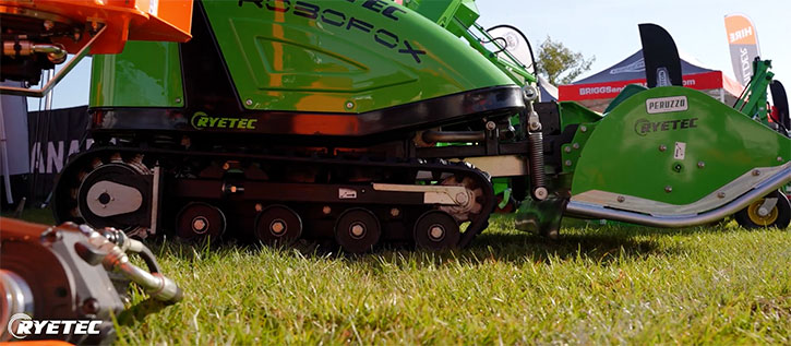 EL CORTACÉSPED A CONTROL REMOTO QUE HACE EL TRABAJO POR TI | CHARLA DE RYETEC EN GROUNDSFEST 2025