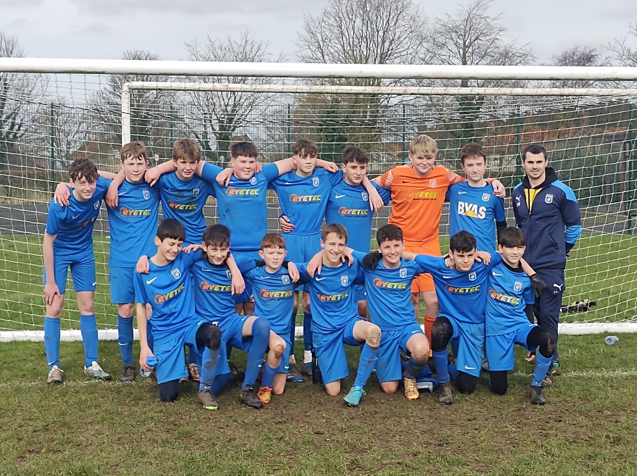 Ryetec Sponsors Heslerton Under 13s Football Team: Supporting Local Youth Sports